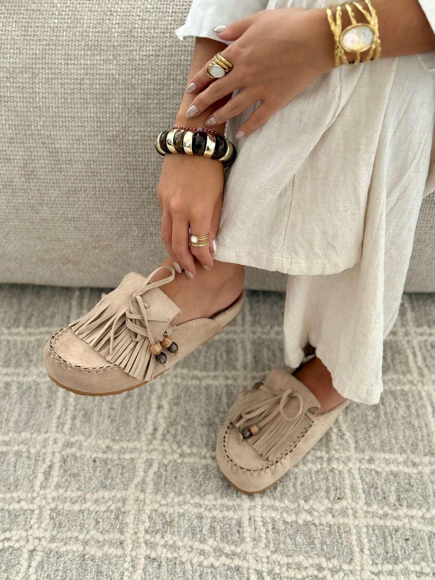 Camila - Mocasines bohemios de lujo