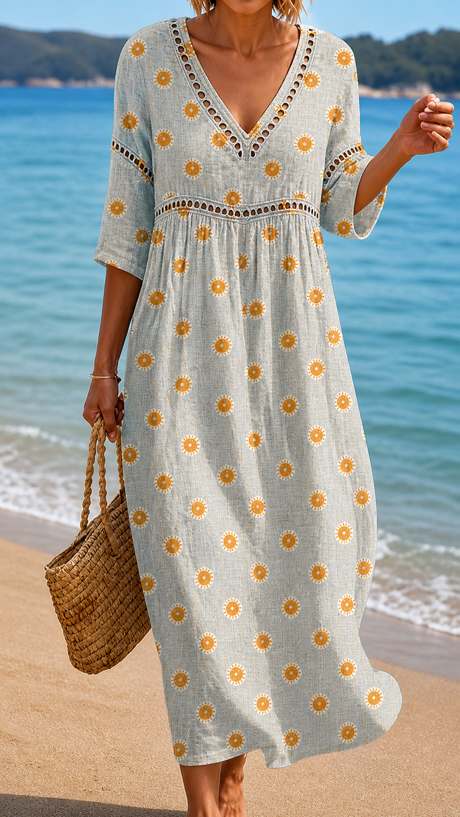 Soft and Light Midi Dress