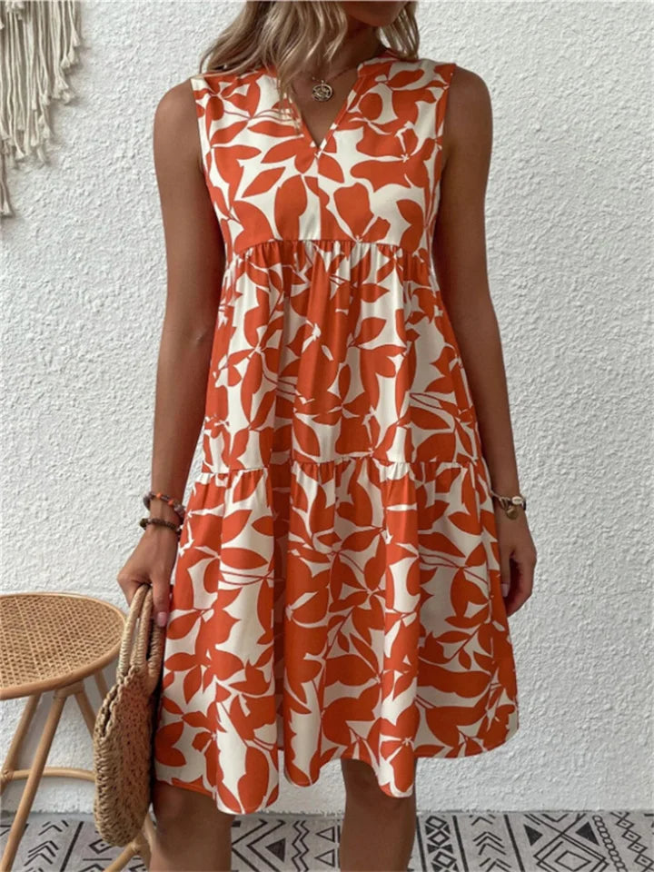 Valentina - Vestido midi floral favorecedor