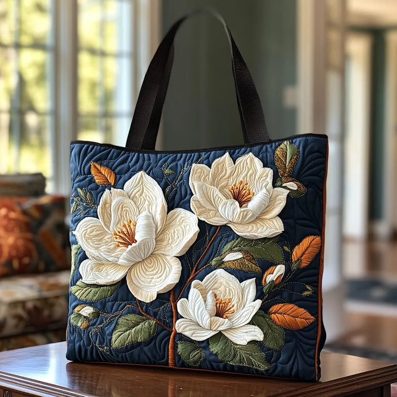 Bolso Artisanal Acolchado - Magnolia Delicada