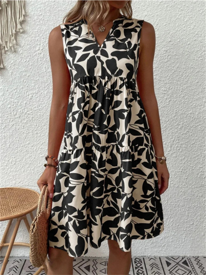 Valentina - Vestido midi floral favorecedor