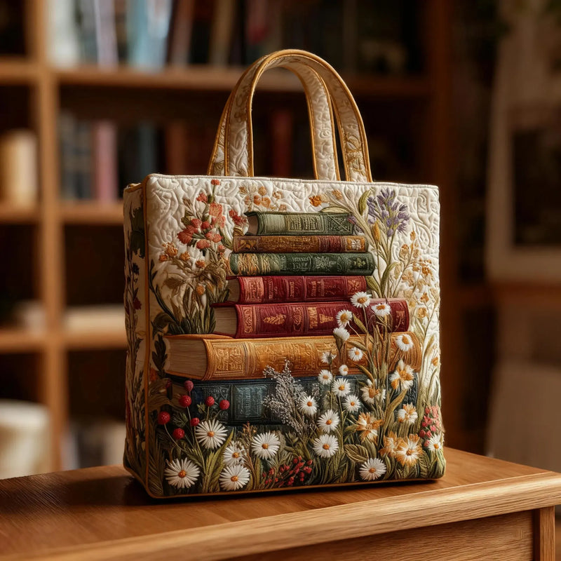 Bolso Artisanal Acolchado - Motivo Floral