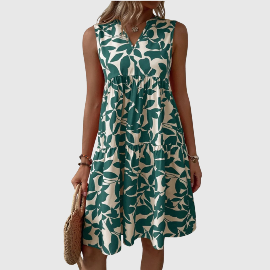 Valentina - Vestido midi floral favorecedor