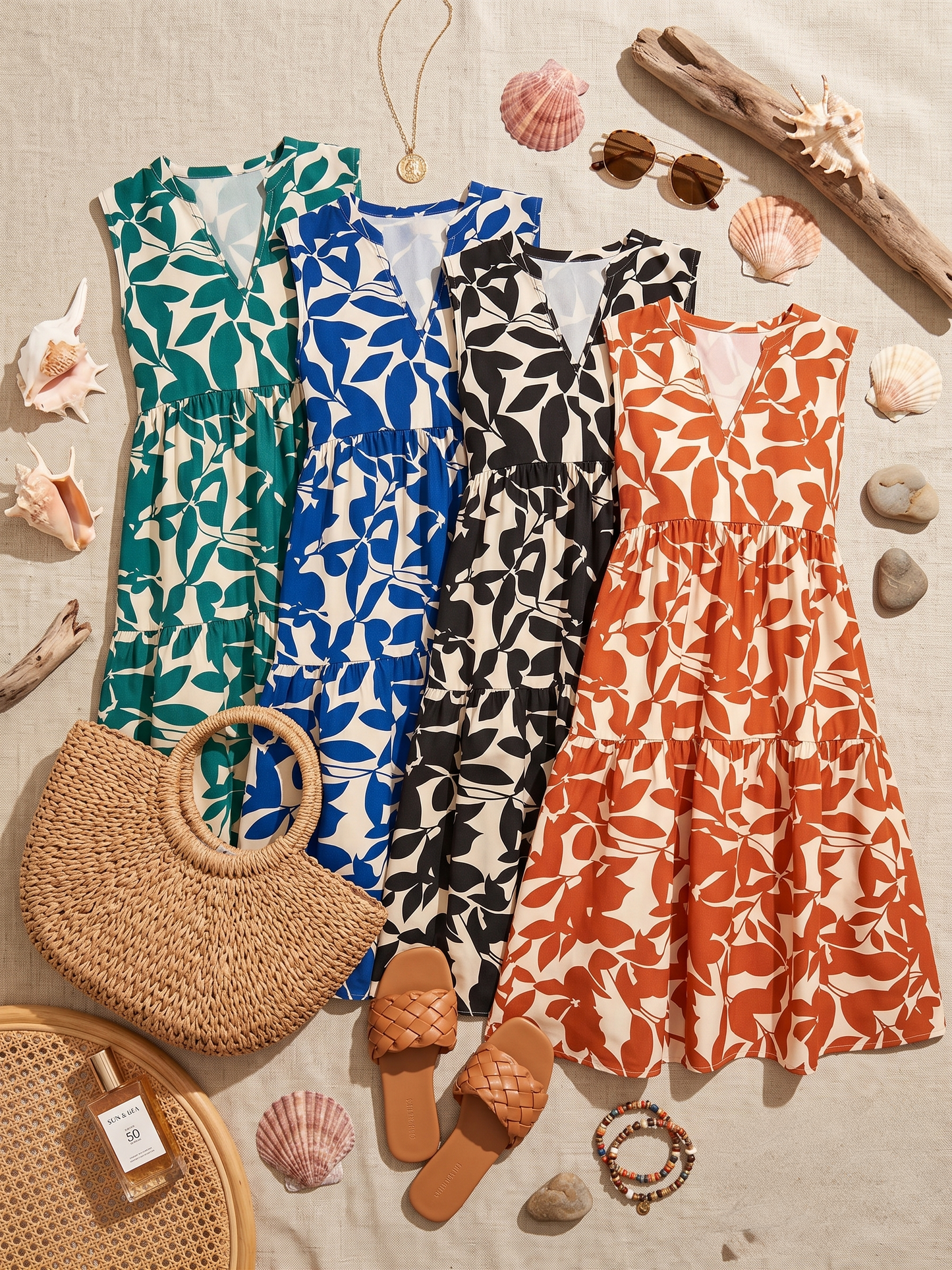 Valentina - Vestido midi floral favorecedor