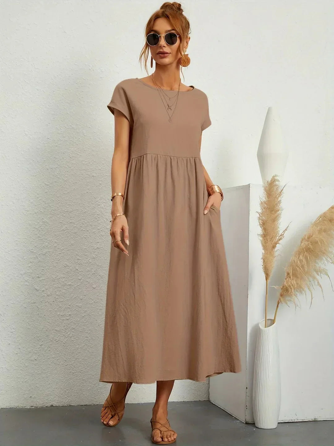 Valentina - Elegante vestido midi favorecedor