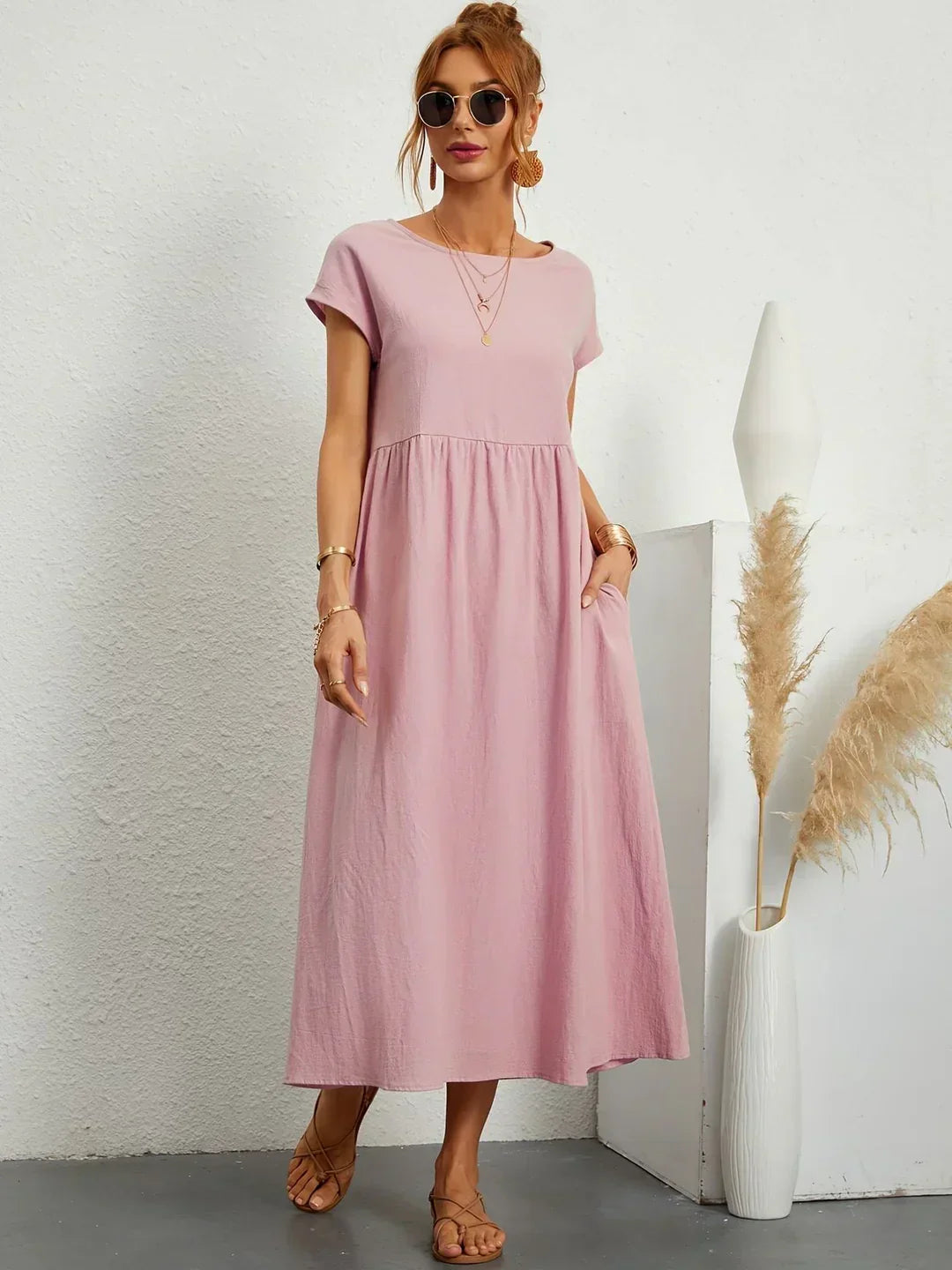 Valentina - Elegante vestido midi favorecedor