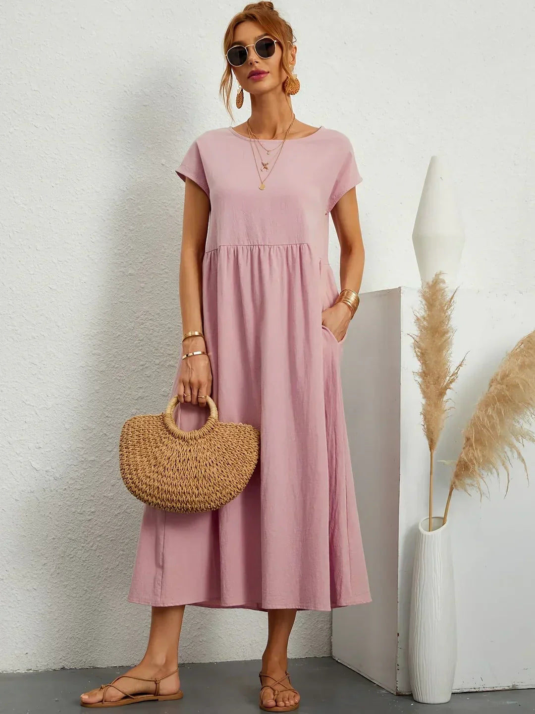 Valentina - Elegante vestido midi favorecedor