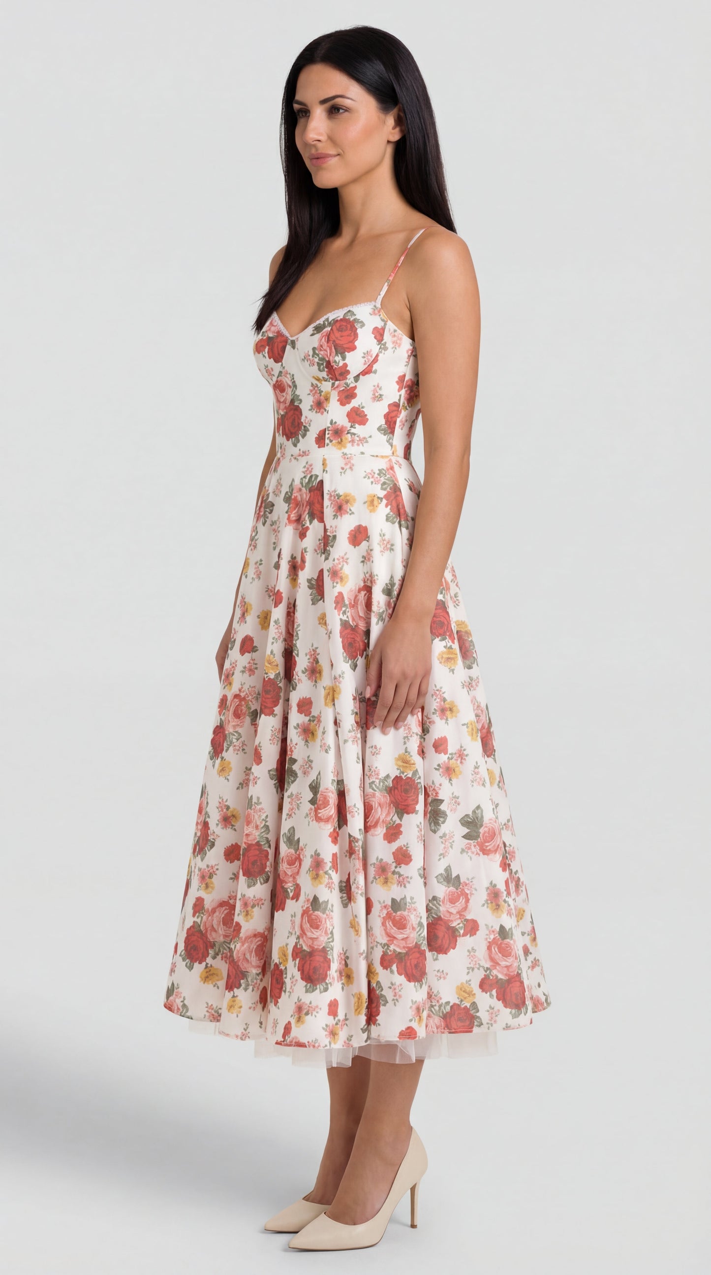 Vestido de tul y midi de Isold
