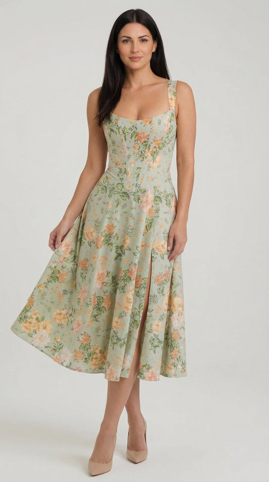 Vestido de verano midi Dahlia