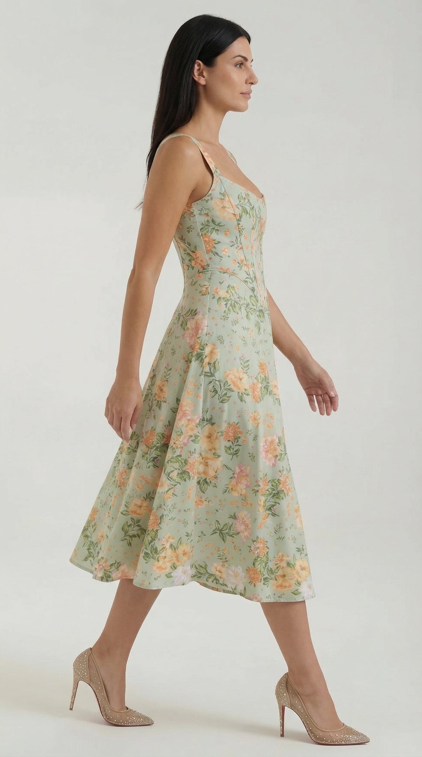 Vestido de verano midi Dahlia