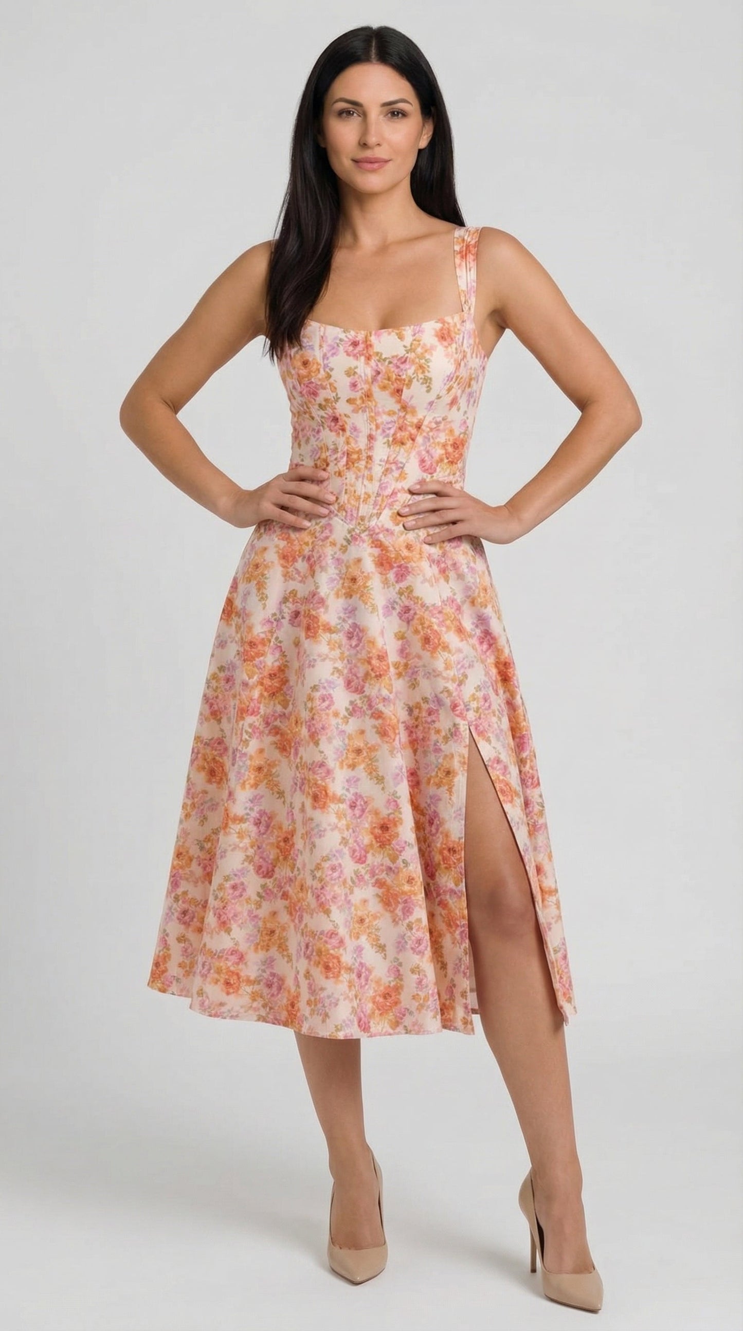 Vestido de verano midi Dahlia