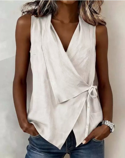 Valentina - Blusa cruzada elegante