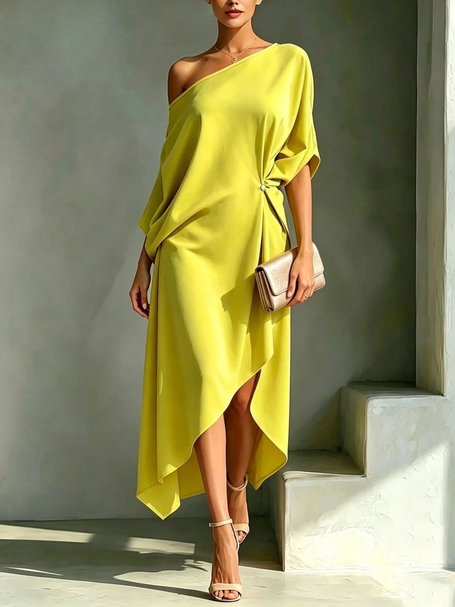 Camila | Vestido elegante asimétrico