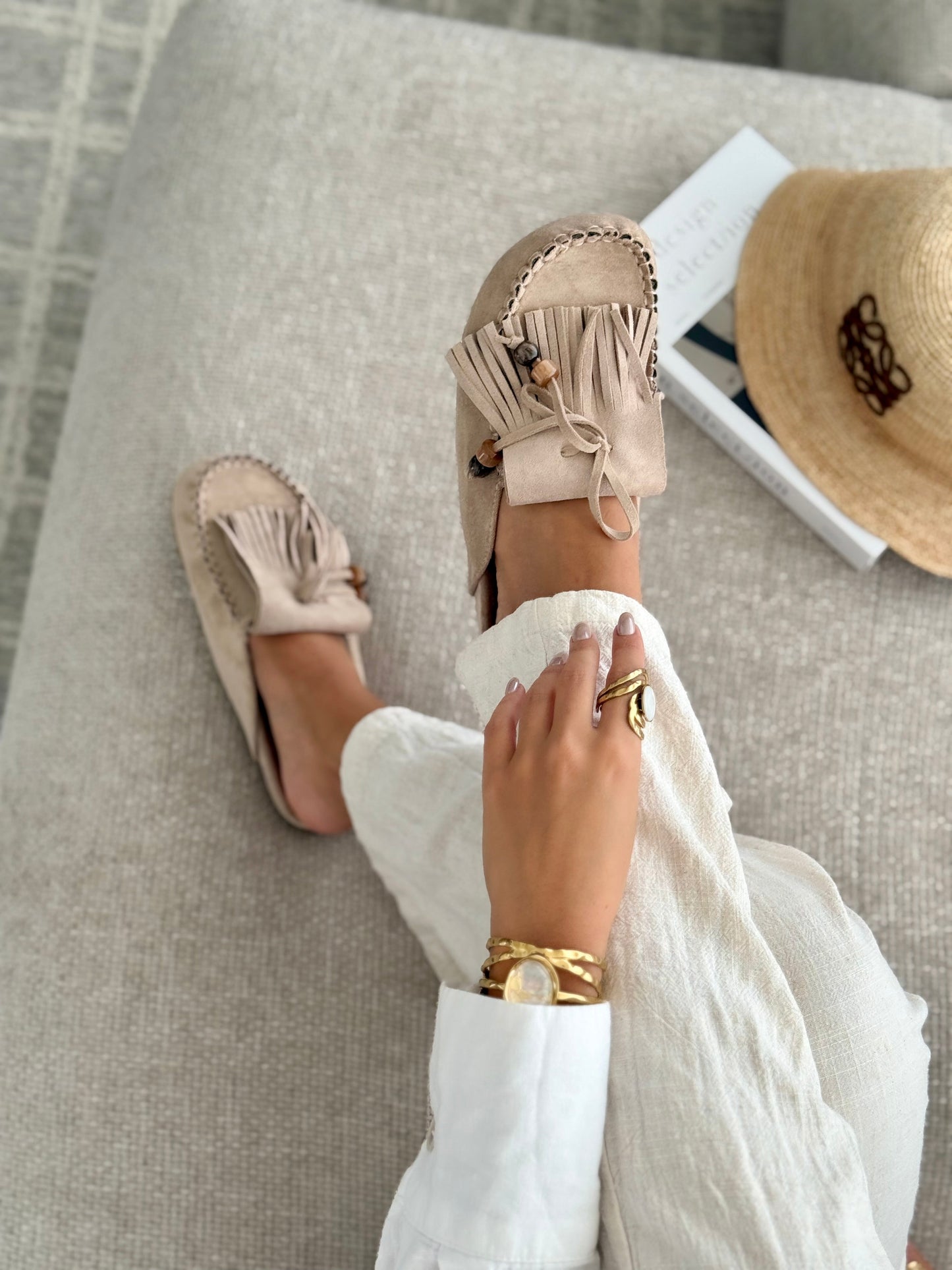 Camila - Mocasines bohemios de lujo