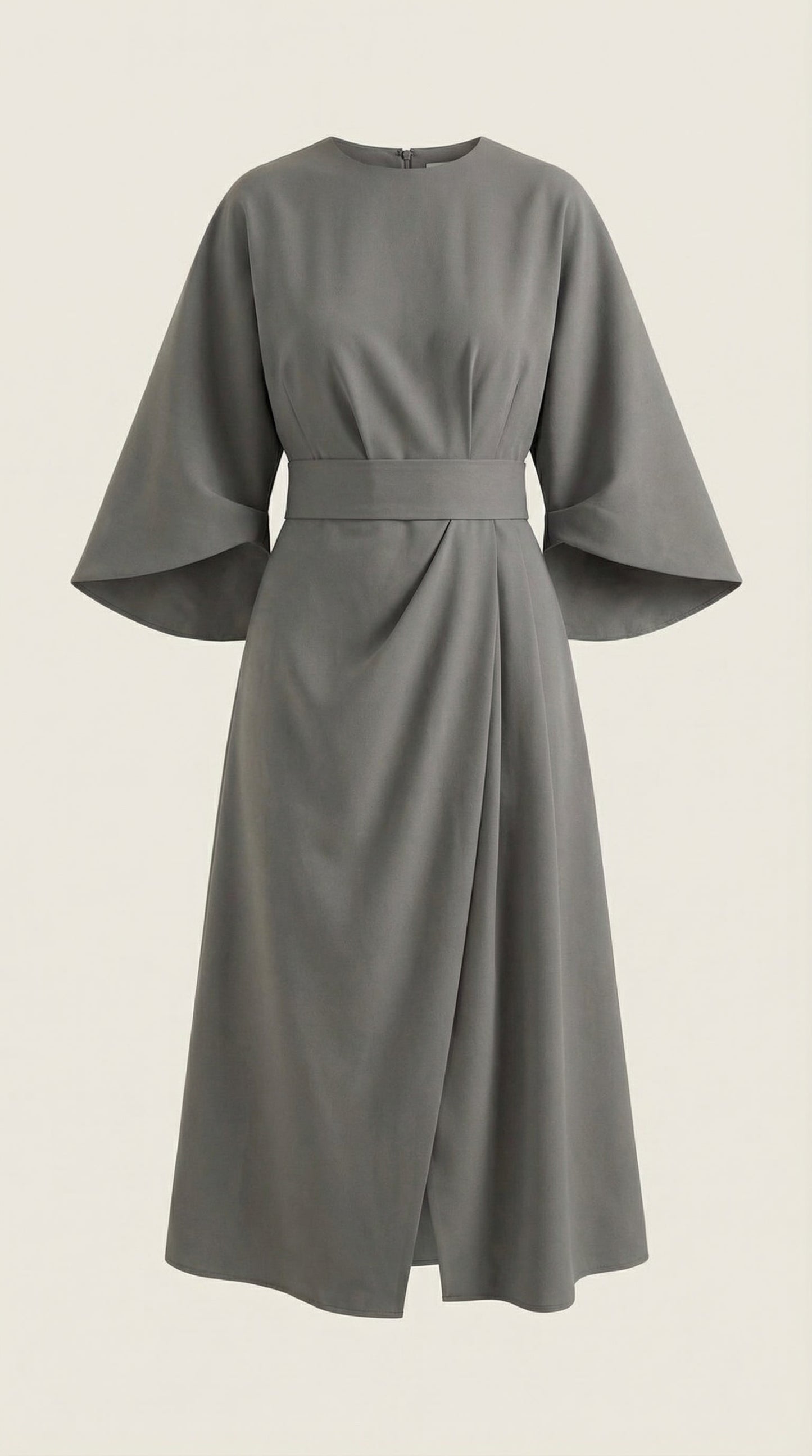 Vestido largo de Ana con cinturón