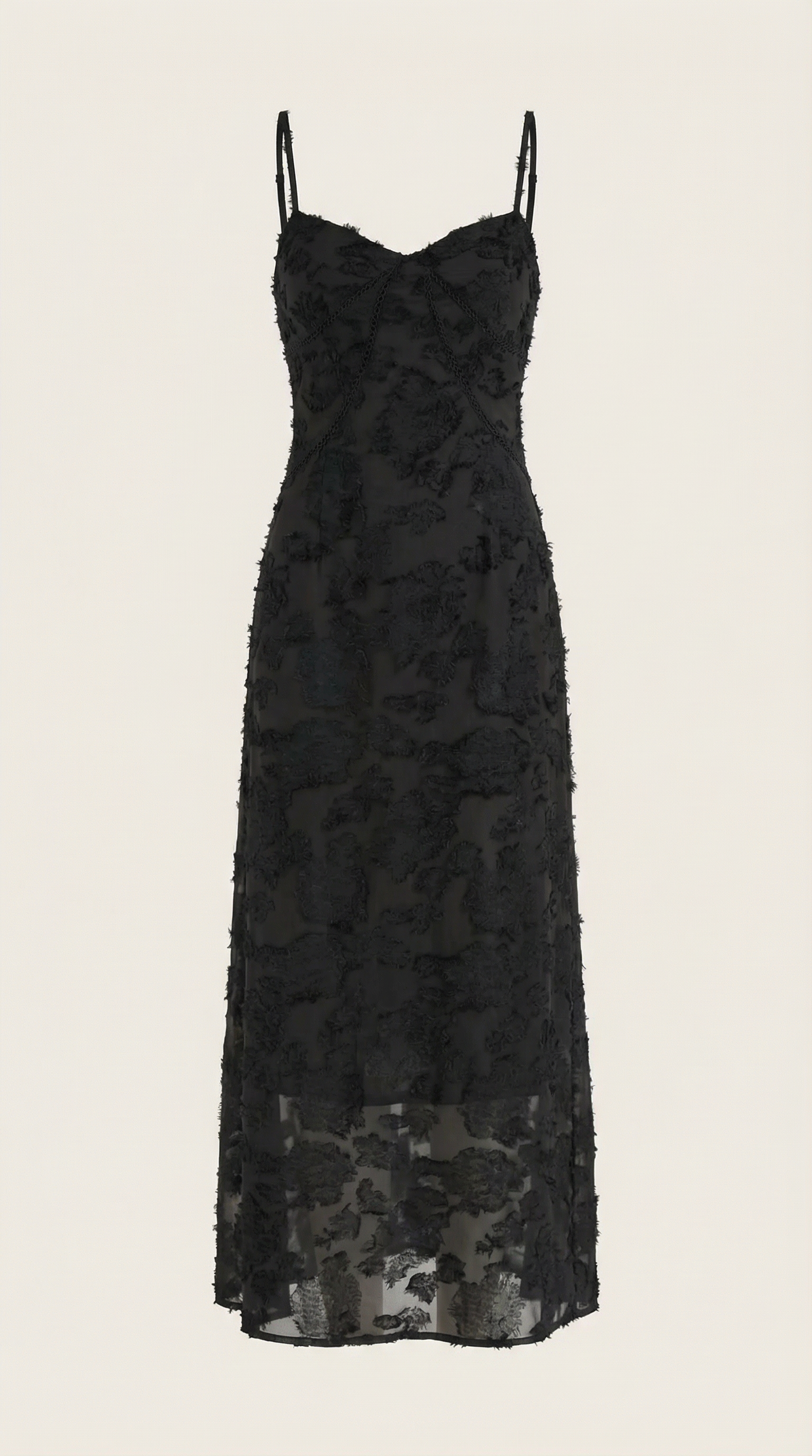 Vestido largo de encaje Arabelle
