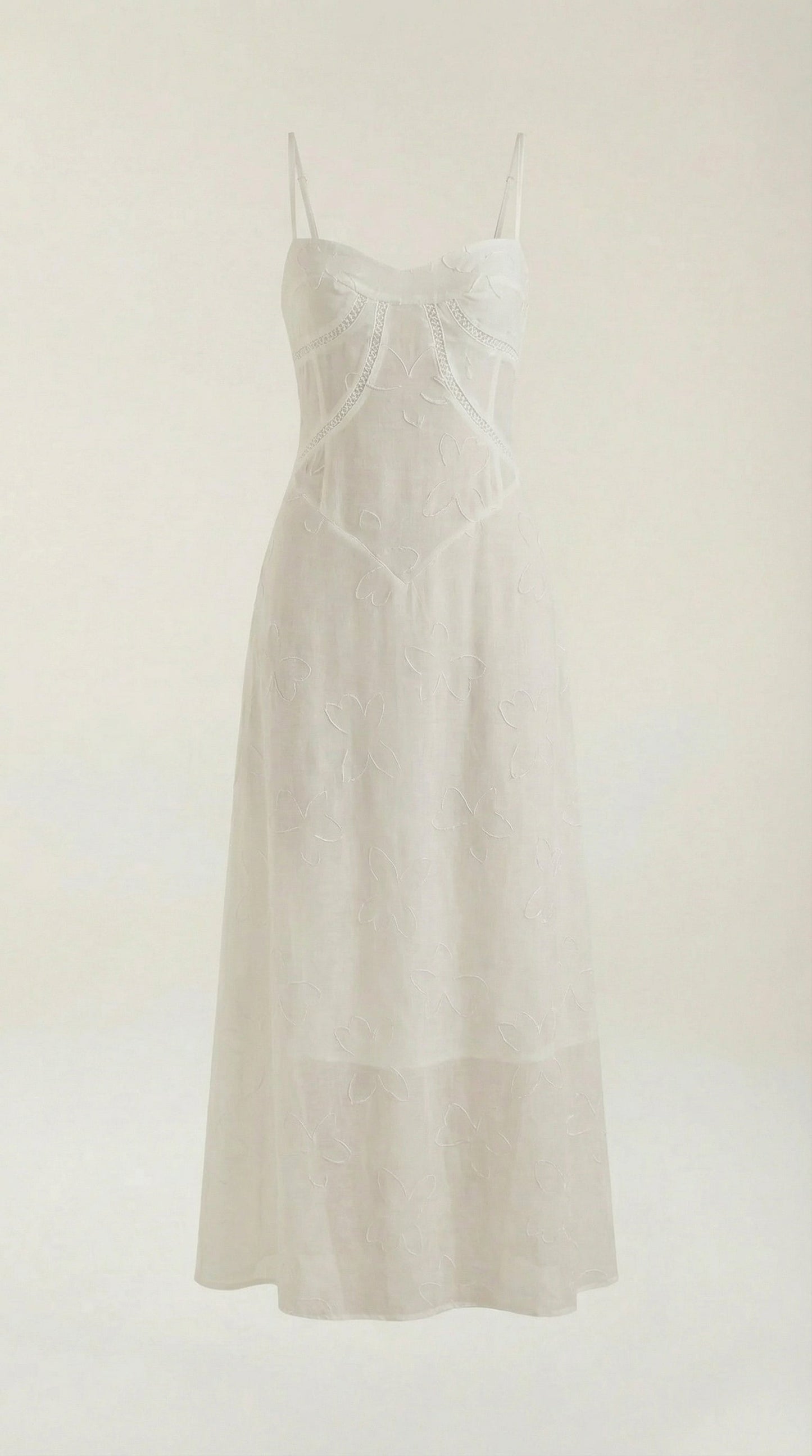 Vestido largo de encaje Arabelle