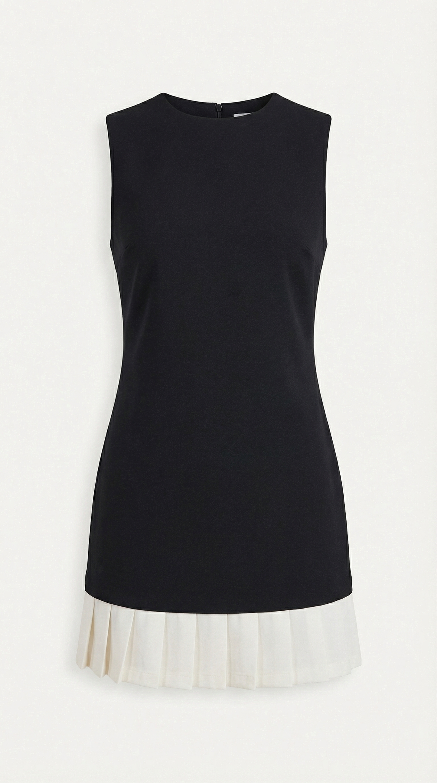 Vestido mini sin mangas de corte en A de Celine